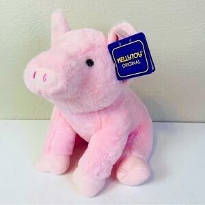 Kellytoy Original Pink Pig Plush W/ Tag 16”